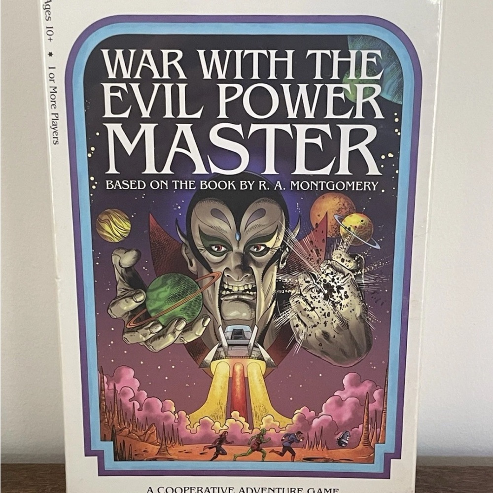 War with the Evil Power Master Game Board By Z-Man Games 2006 NEW